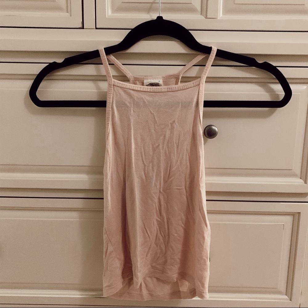Tilly’s baby pink halter top